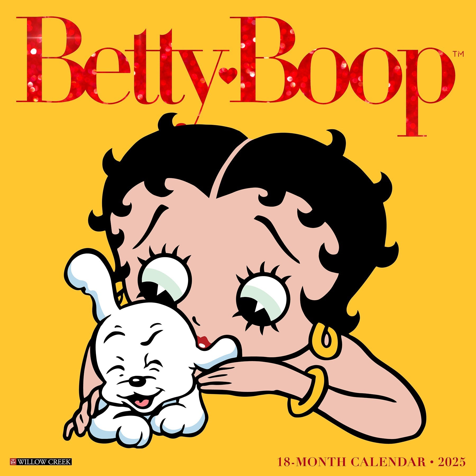 2025 Betty Boop (w/foil) - Square Wall Calendar (US Only)