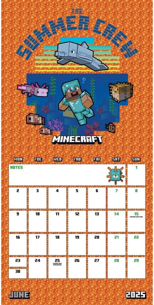 2025 Minecraft - Calendar & Diary Gift Box Set