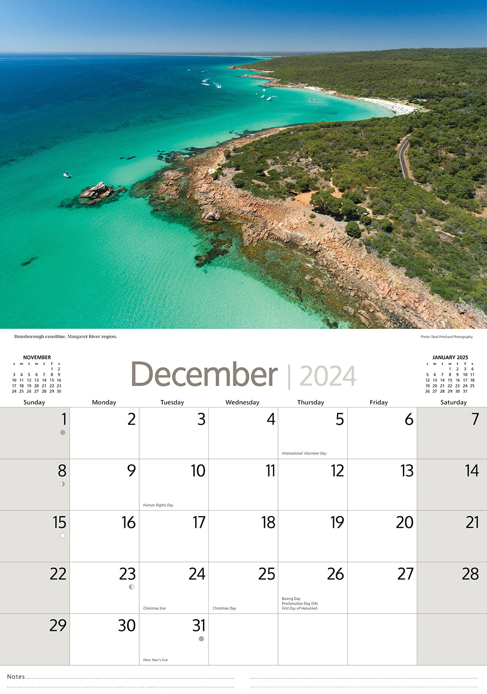 2024 West Australian (by Artique) - Horizontal Wall Calendar