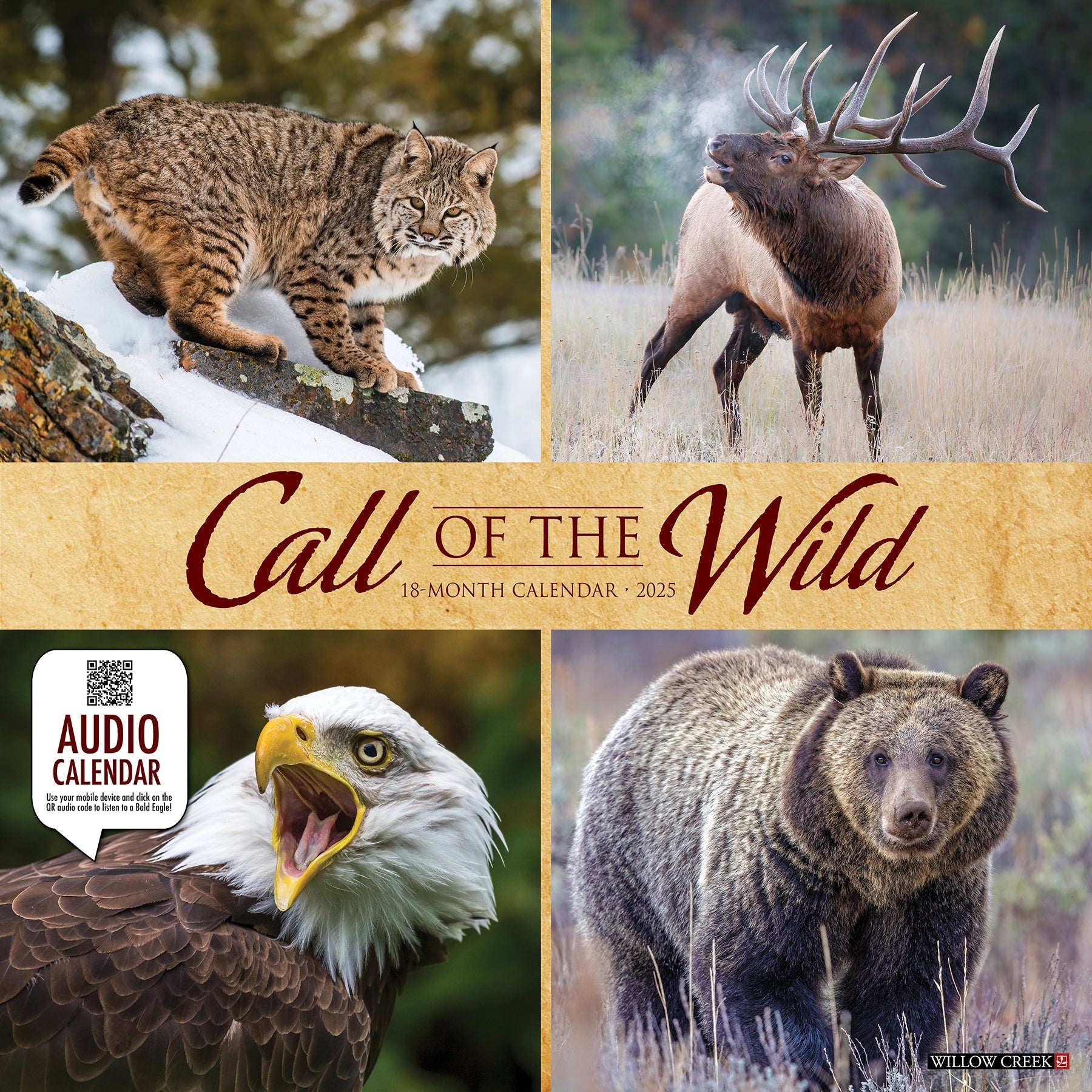 2025 Call of the Wild - Square Wall Calendar (US Only)