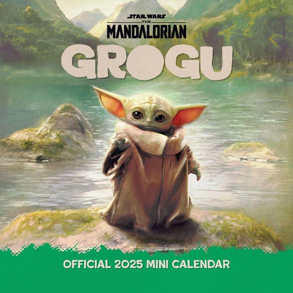 2025 Star Wars The Mandalorian Grogu - Mini Wall Calendar