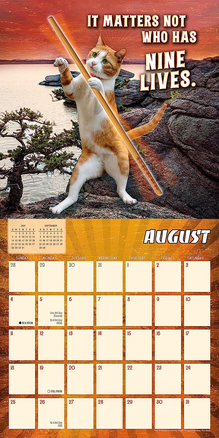 2024 Karate Kat - Square Wall Calendar  SOLD OUT