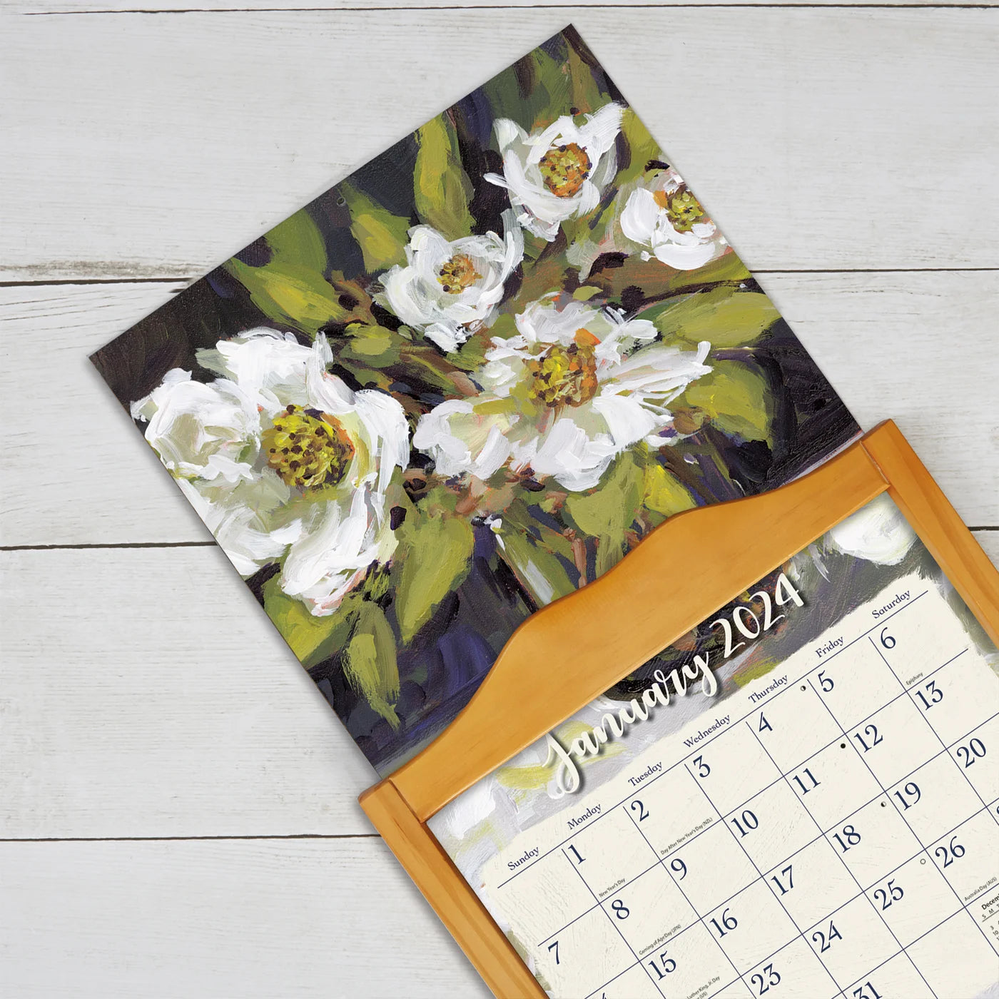 2024 LANG Gallery Florals By Susan Winget - Deluxe Wall Calendar