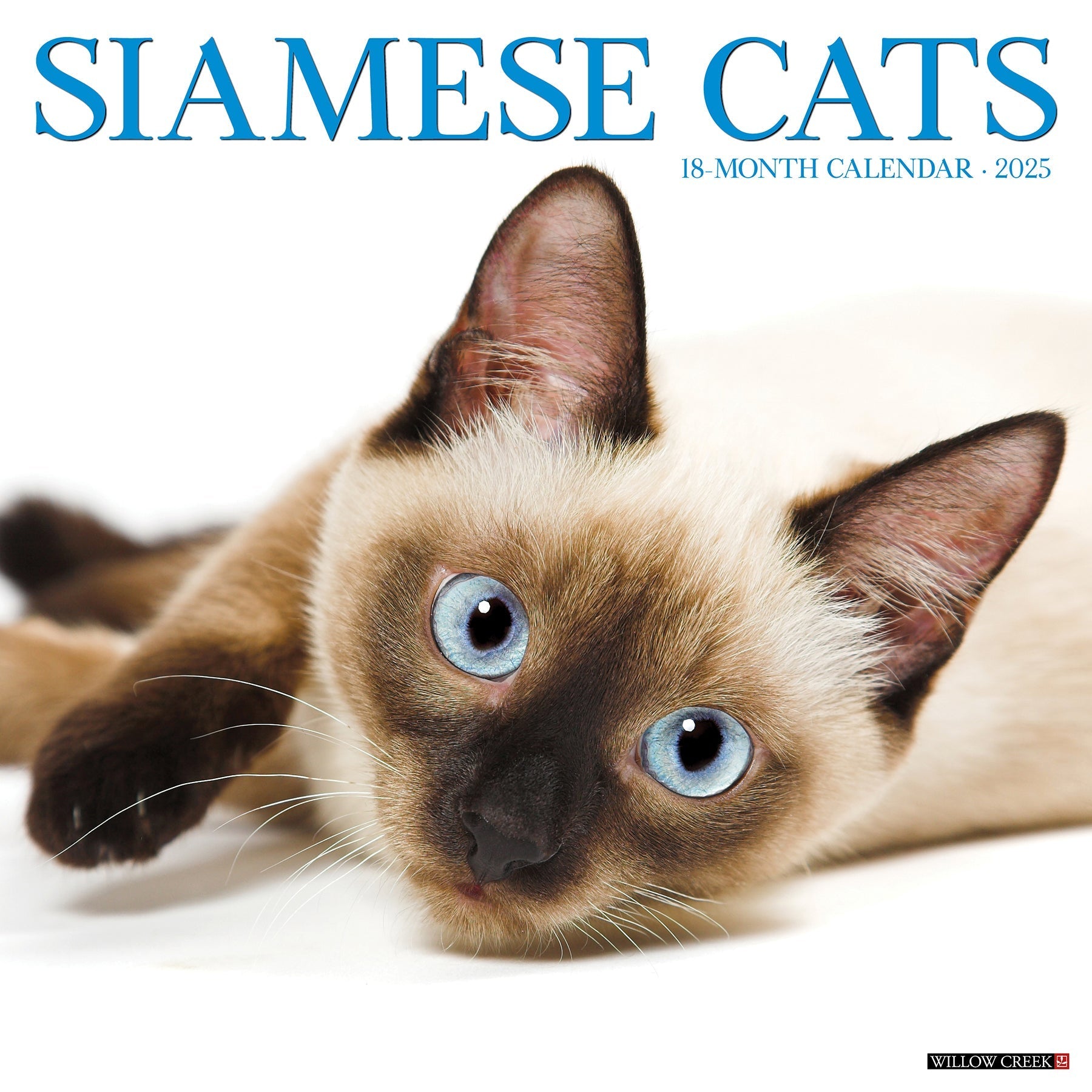 2025 Siamese Cats - Square Wall Calendar (US Only)