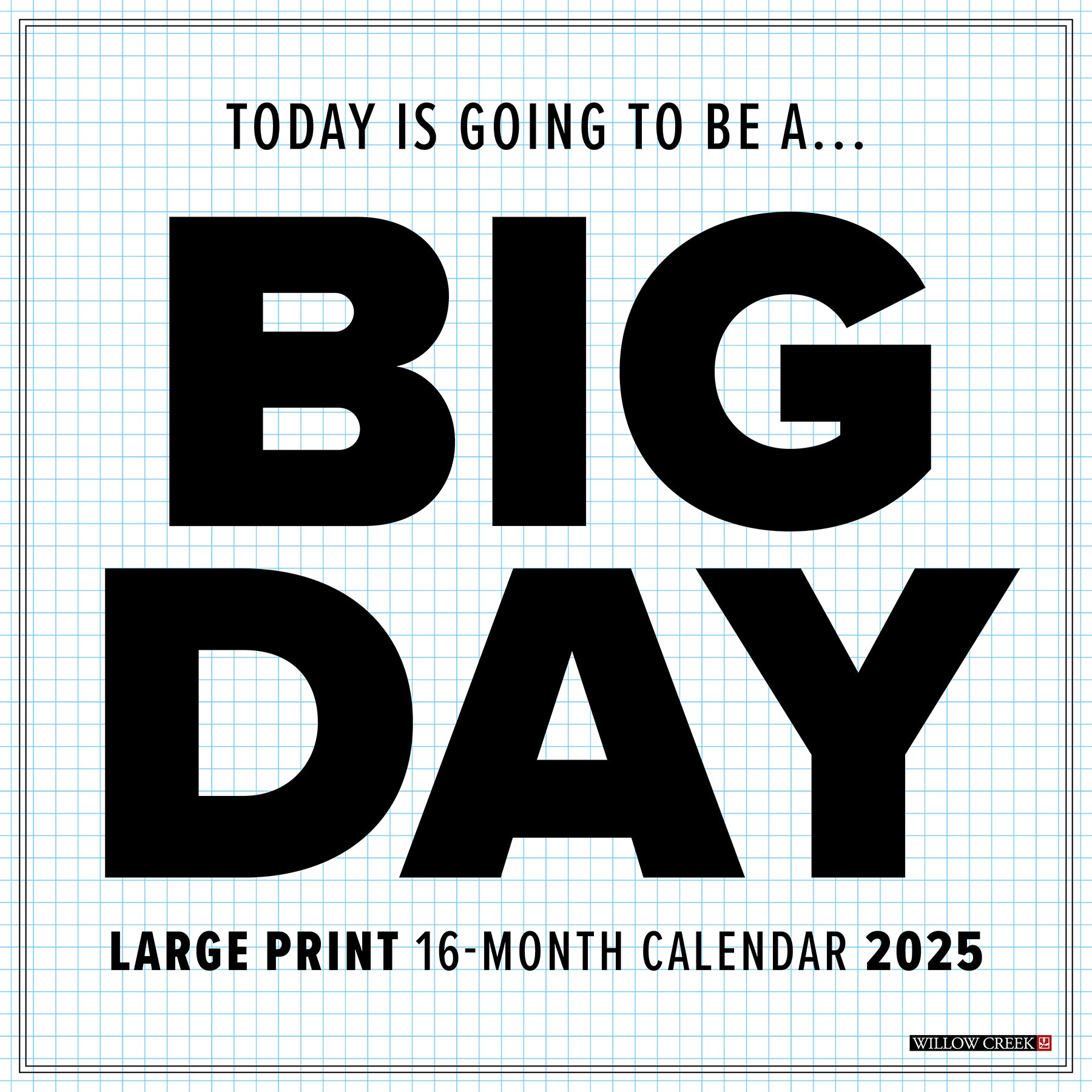 2025 Big Day - Square Wall Calendar (US Only)