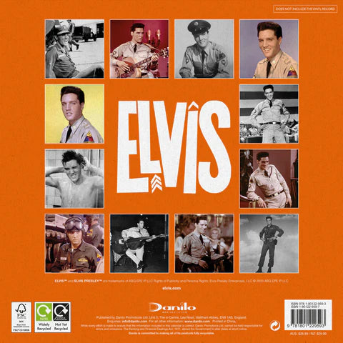 2024 Elvis Collector's Edition Record Sleeve - Square Wall Calendar  SOLD OUT