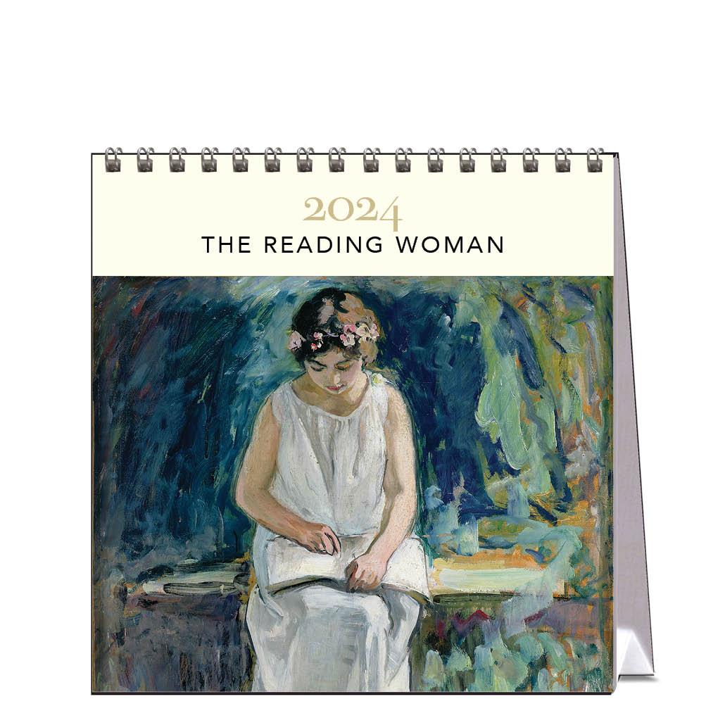 2024 The Reading Woman - Desk Easel Calendar