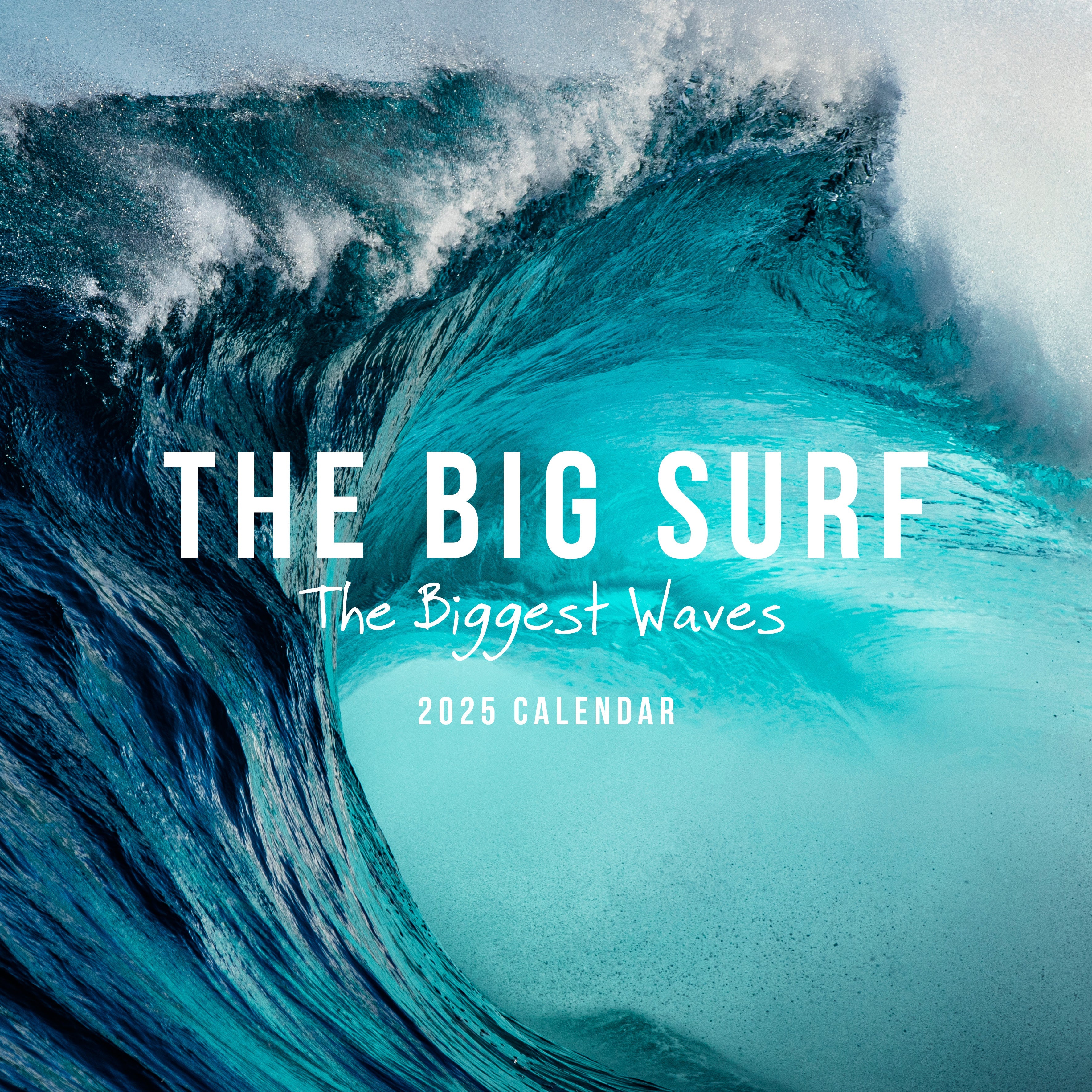 2025 The Big Surf- Biggest Waves - Square Wall Calendar
