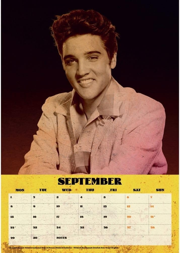 2025 Elvis - A3 Wall Calendar