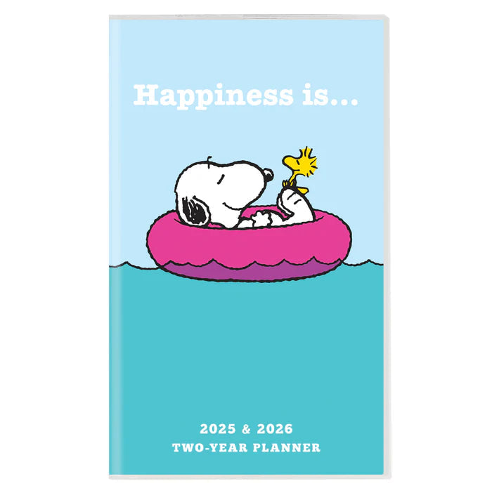 2025 Peanuts - Hapiness is... 2-Year - Monthly Pocket Diary/Planner