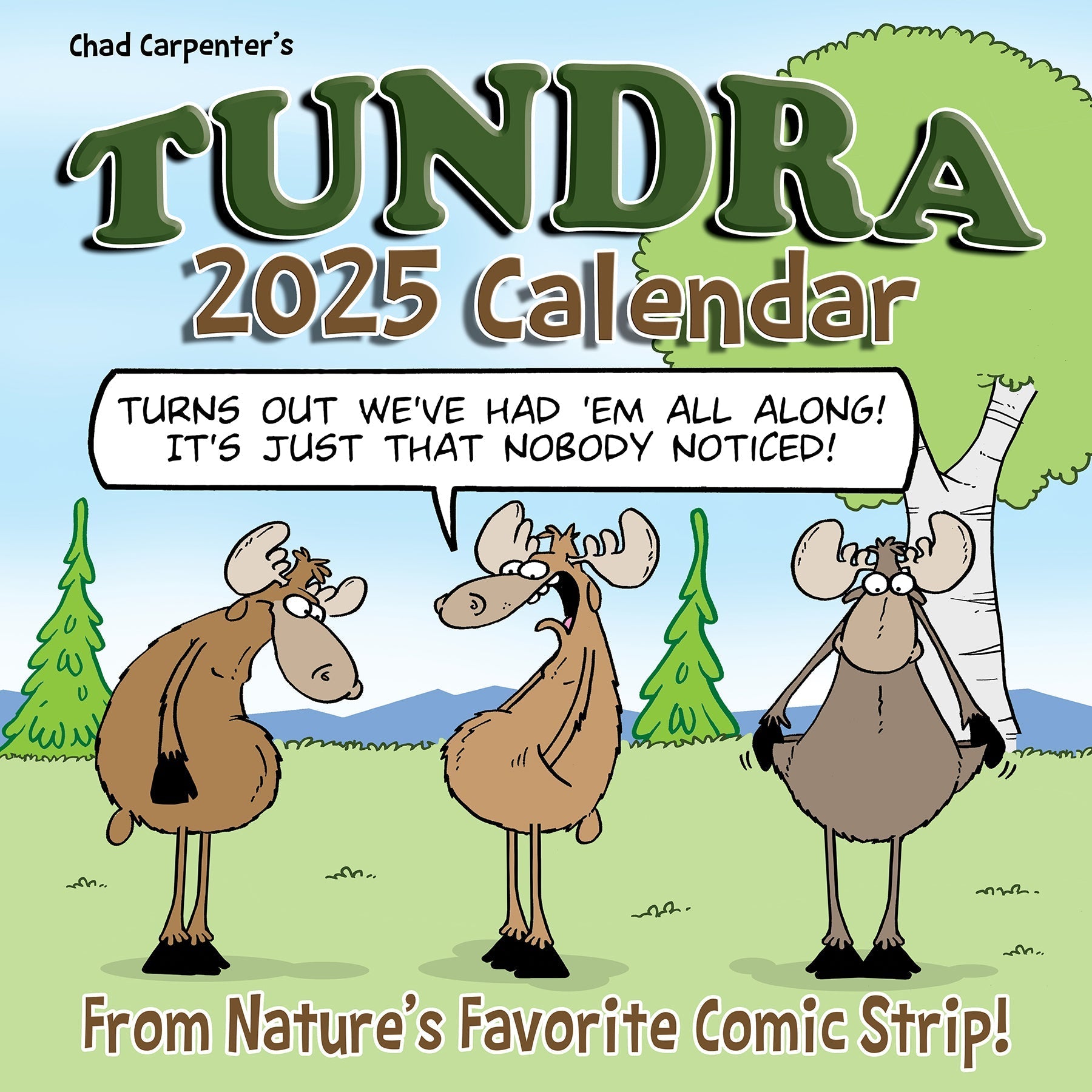 2025 Tundra - Square Wall Calendar (US Only)