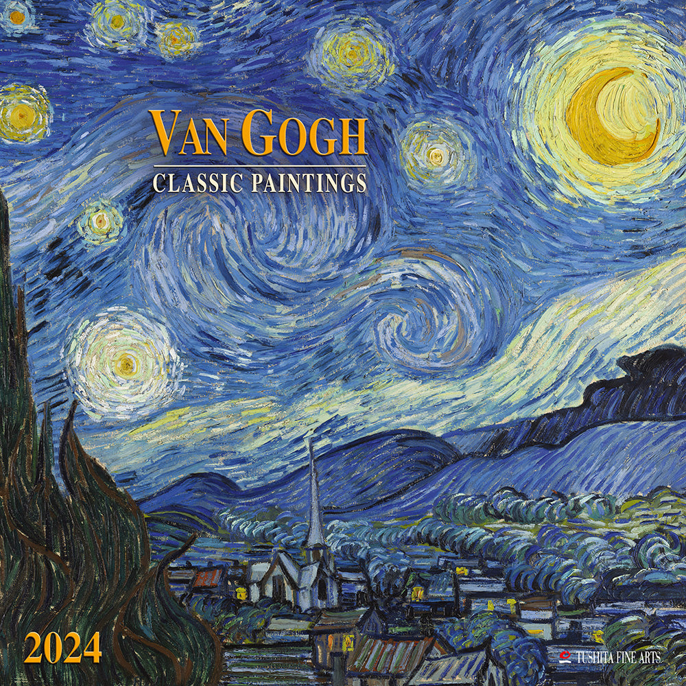 2024 Van Gogh Classic Works - Square Wall Calendar