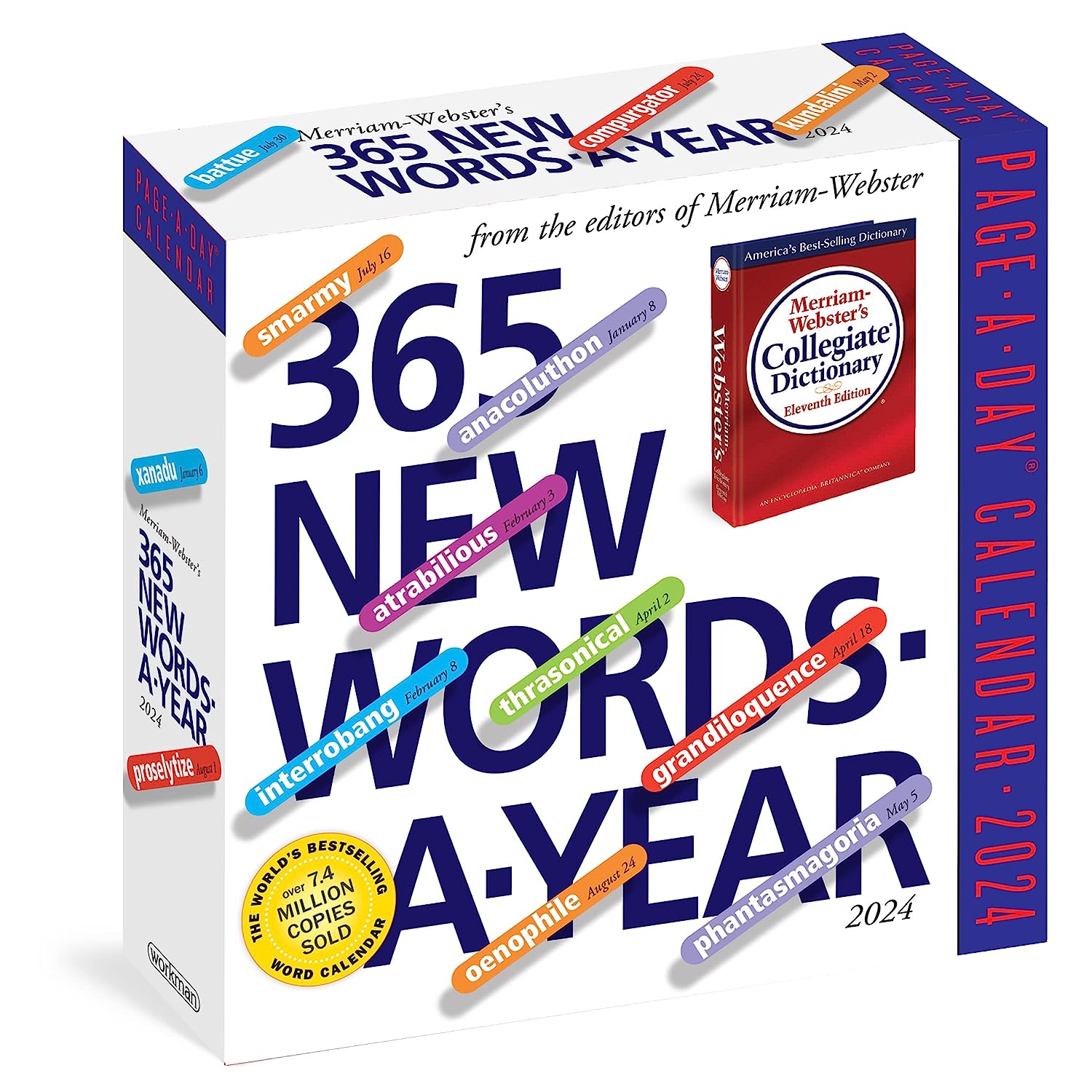 2024 365 New Words-A-Year - Daily Boxed Page-A-Day Calendar