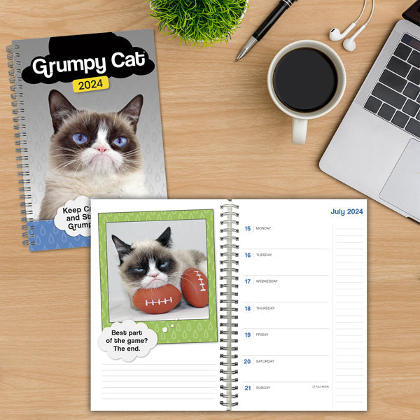 2024 Grumpy Cat - Engagement Diary/Planner Calendar