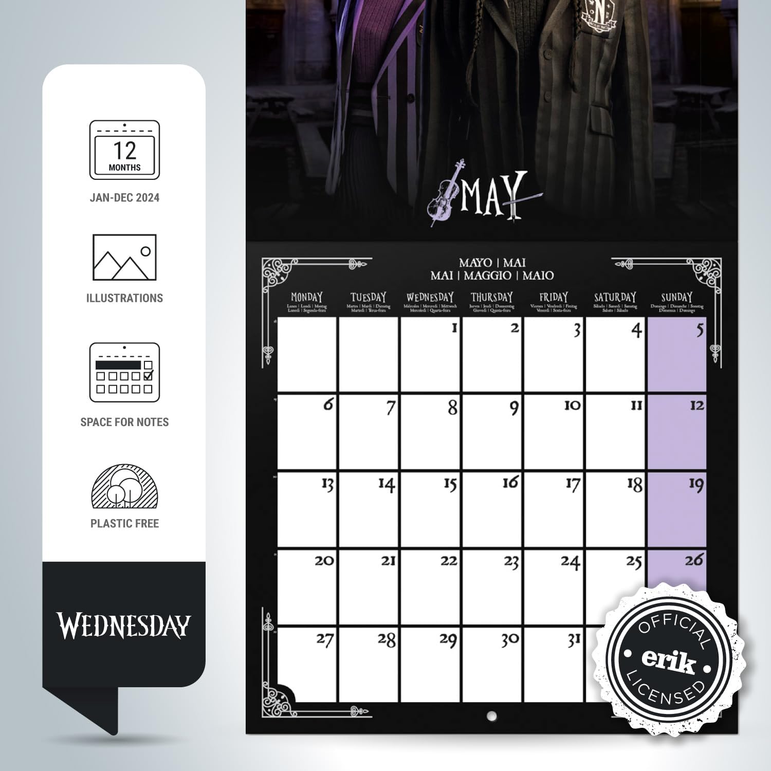 2024 Wednesday - Square Wall Calendar  SOLD OUT