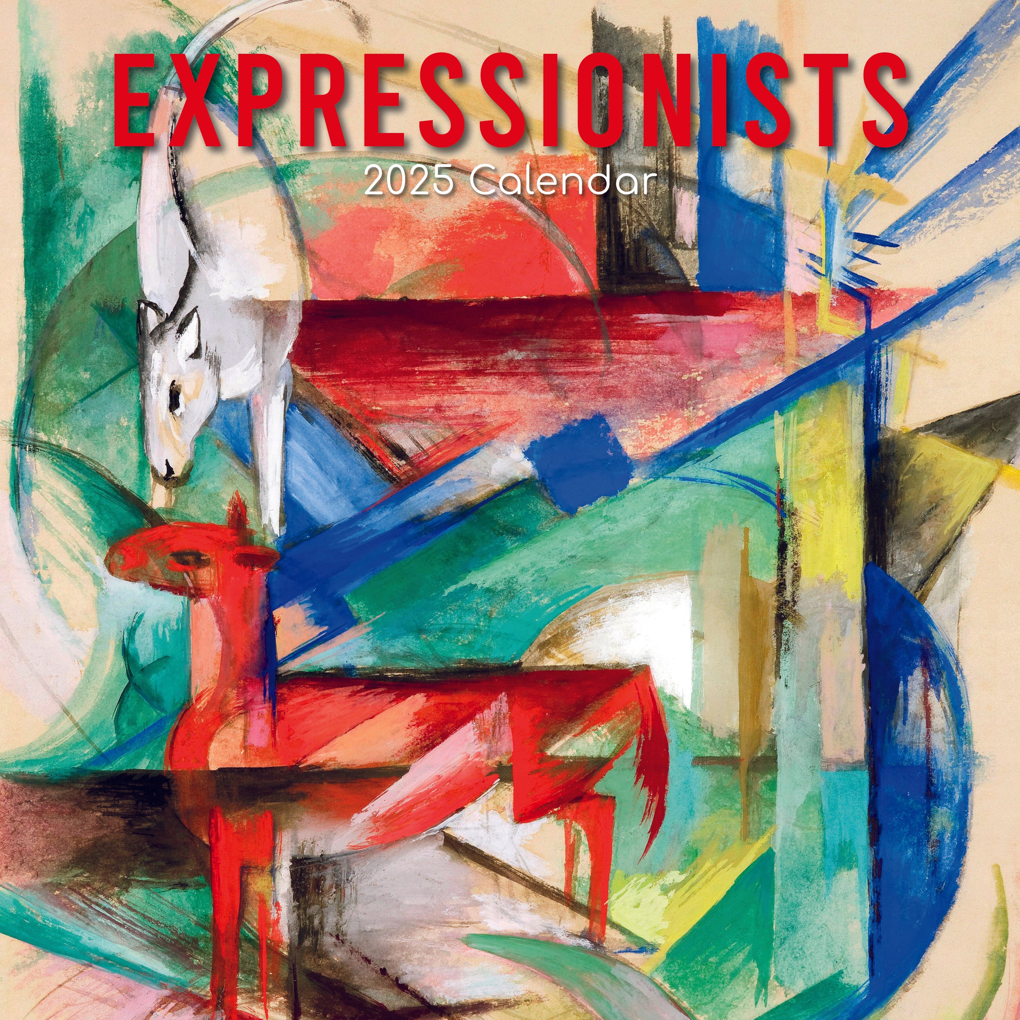 2025 Expressionists - Square Wall Calendar