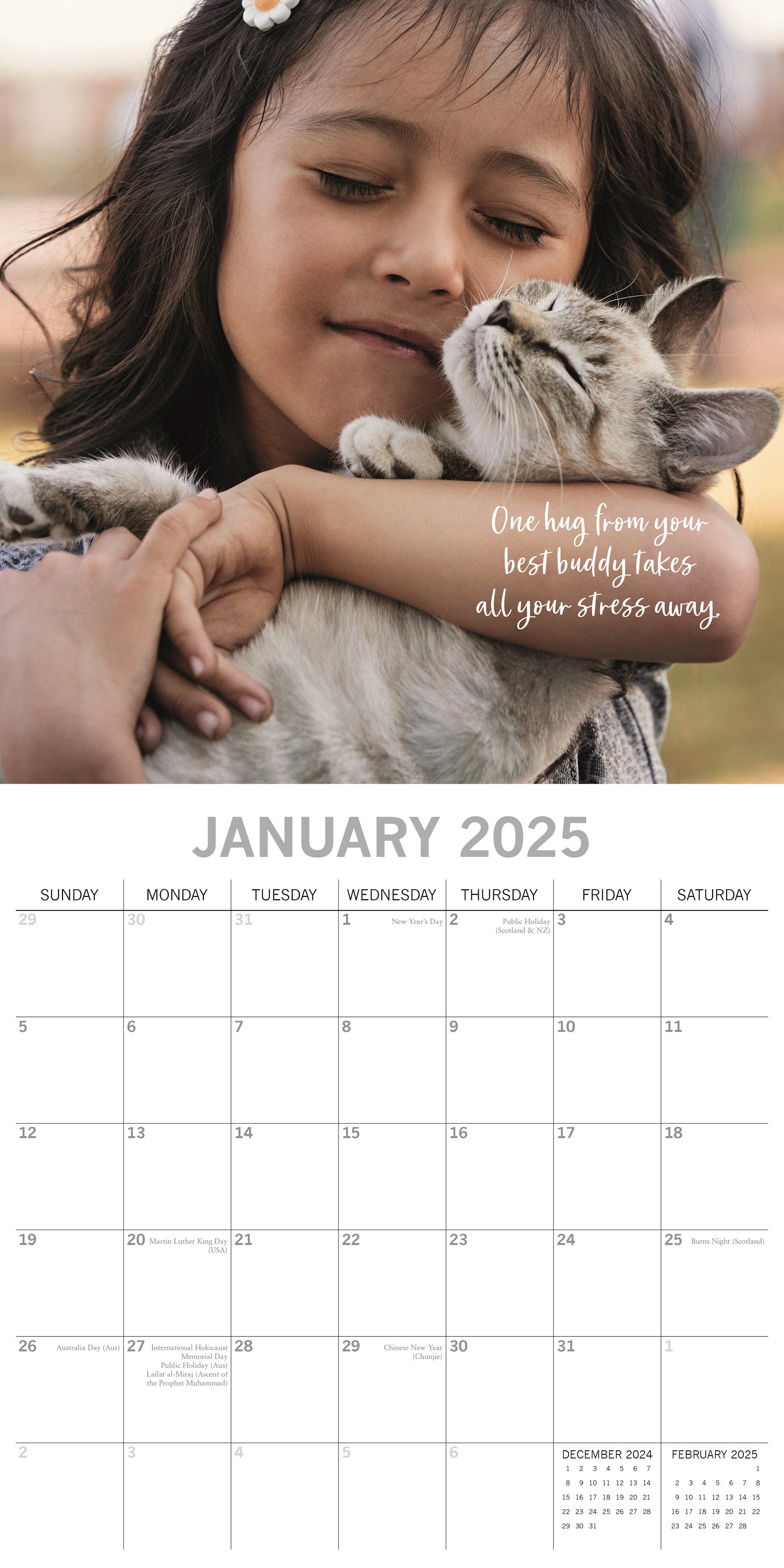 2025 Best Buddies - Square Wall Calendar