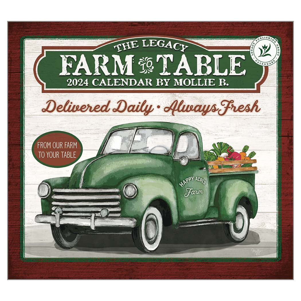 2024 Legacy Farm To Table - Deluxe Wall Calendar