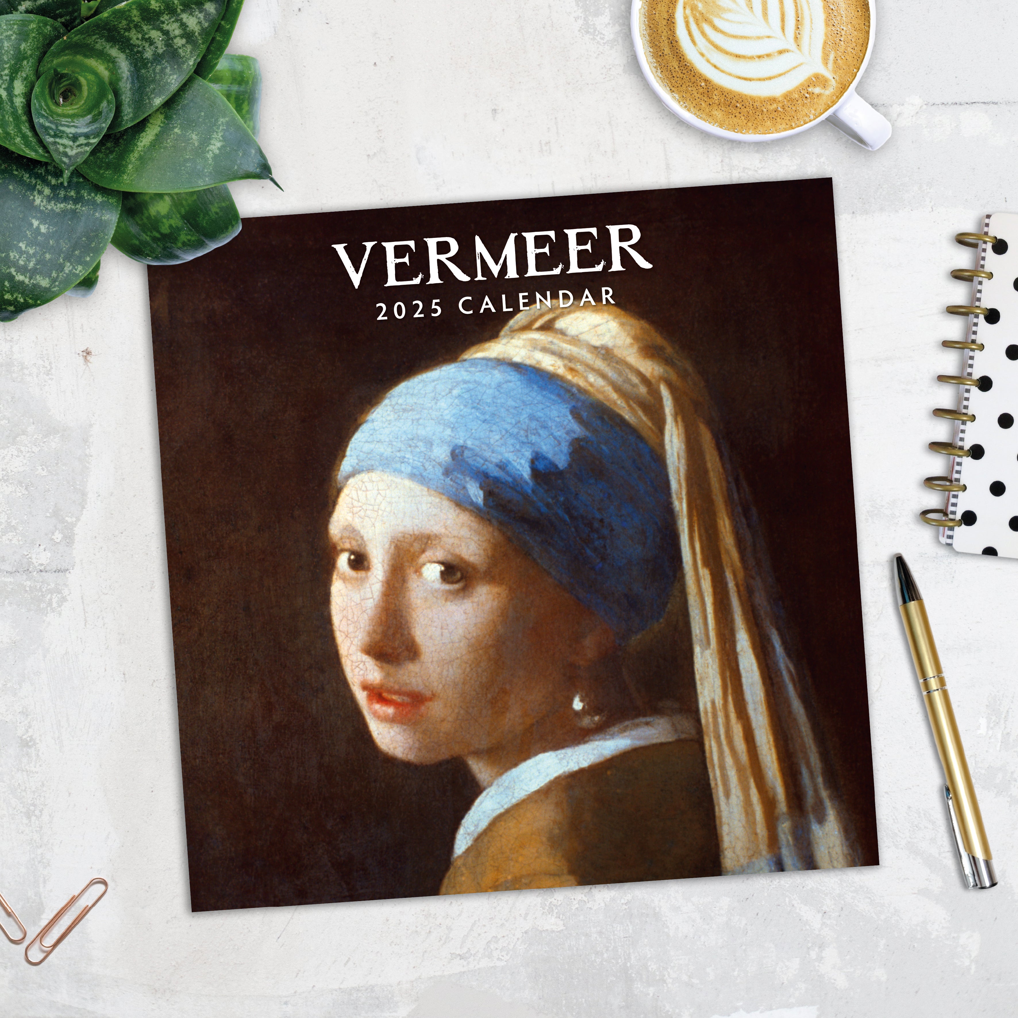 2025 Vermeer - Square Wall Calendar