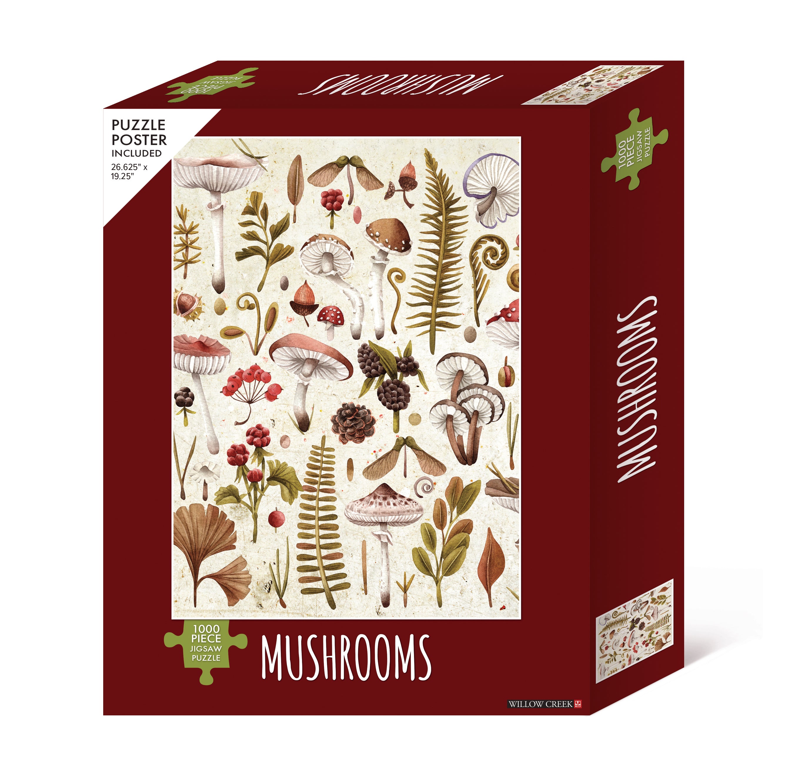Mushrooms 1000 Piece - Jigsaw Puzzle