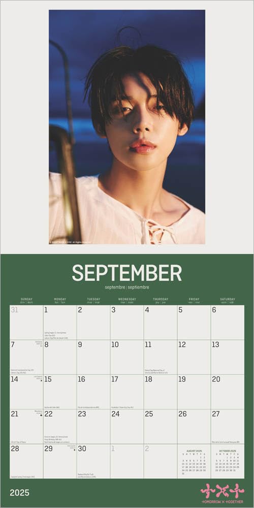 2025 Txt - Square Wall Calendar