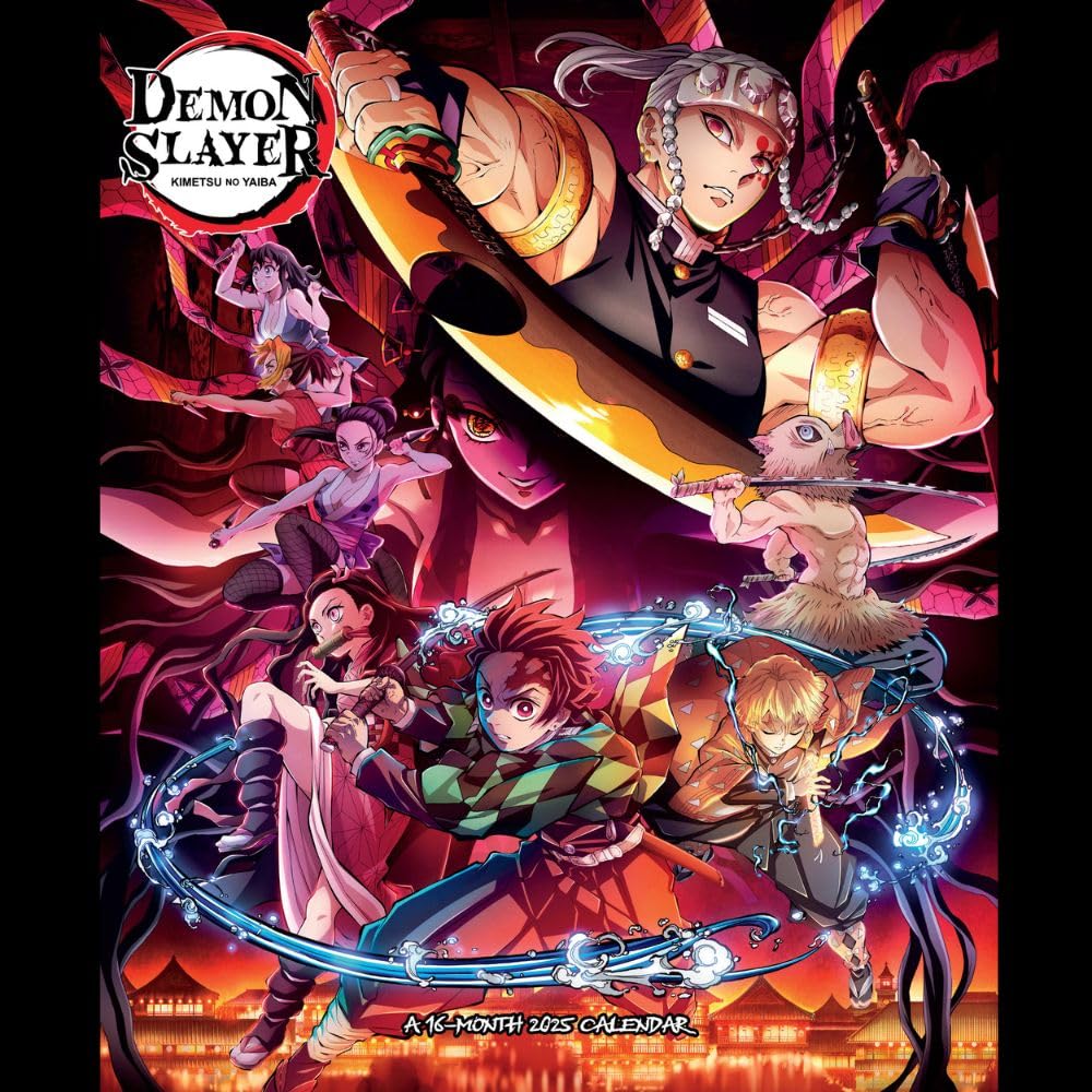 2025 Demon Slayer - Square Wall Calendar