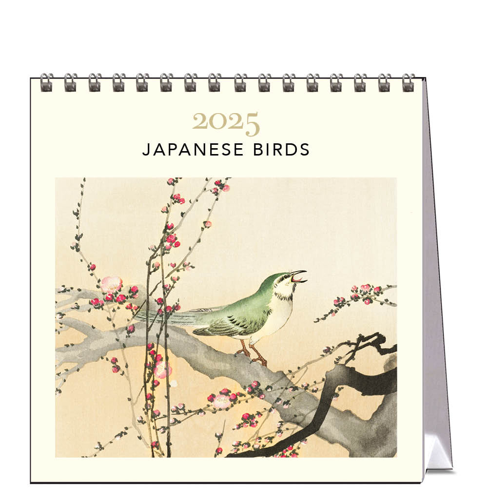 2025 Japanese Birds - Desk Easel Calendar