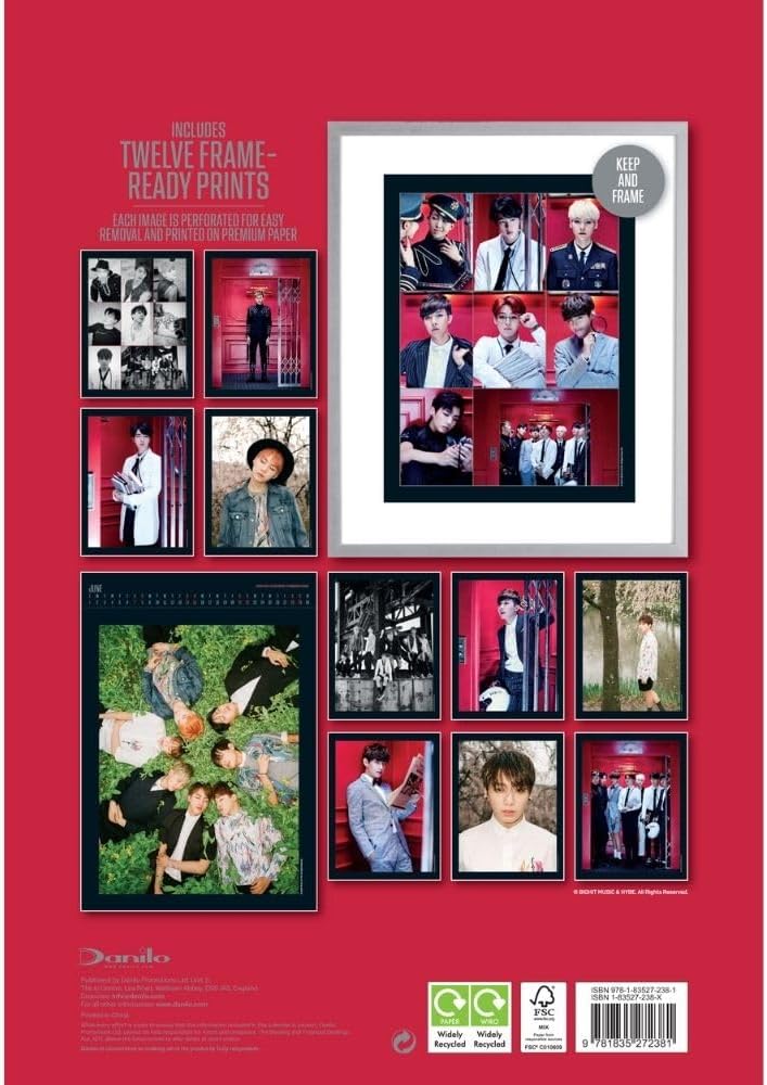 2025 Bts - A3 Deluxe Wall Calendar