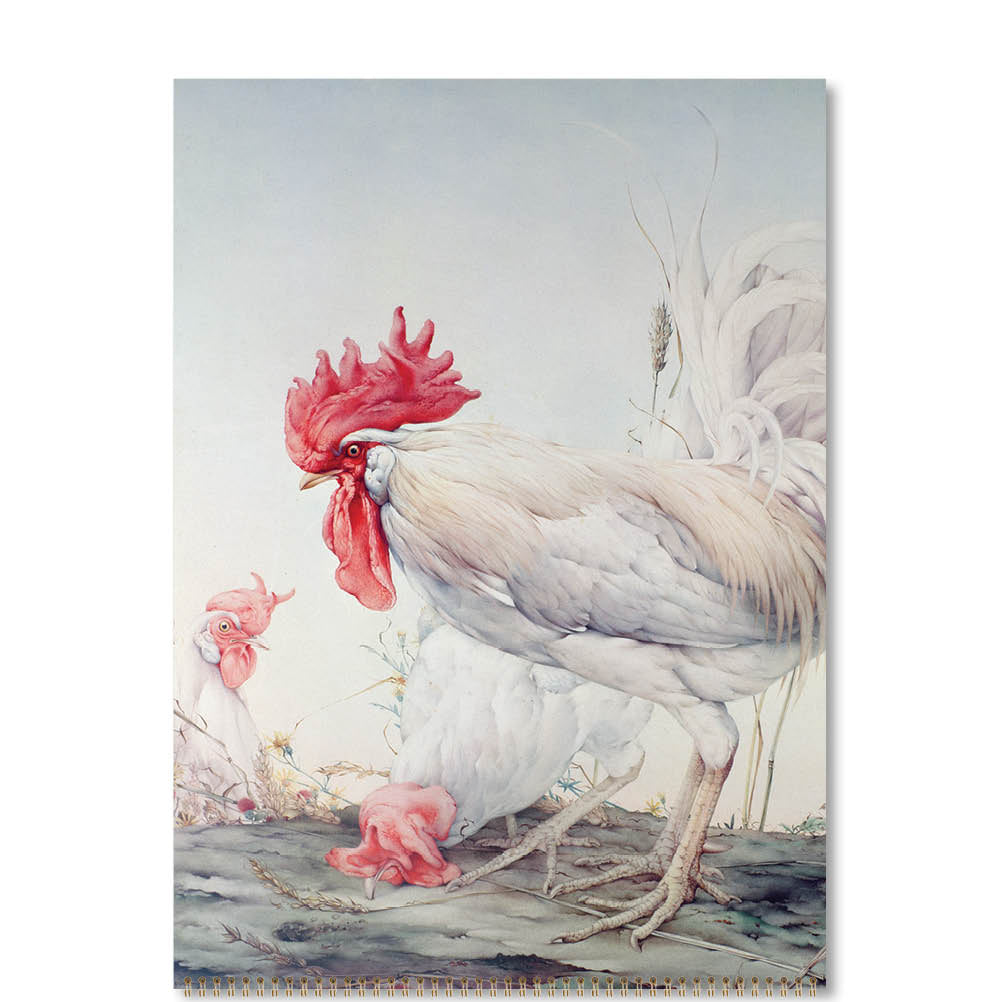 2024 Chickens - Deluxe Wall Calendar