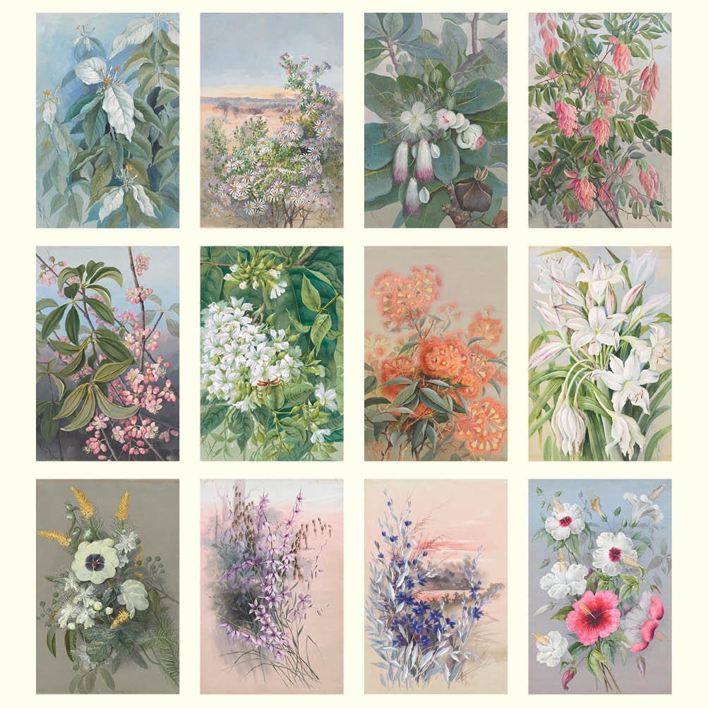 2024 Ellis Rowan Flowers - Deluxe Wall Calendar