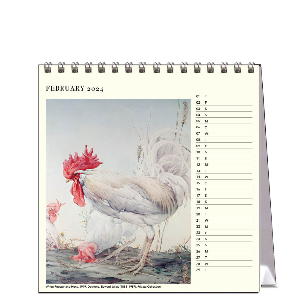2024 Chickens - Desk Easel Calendar