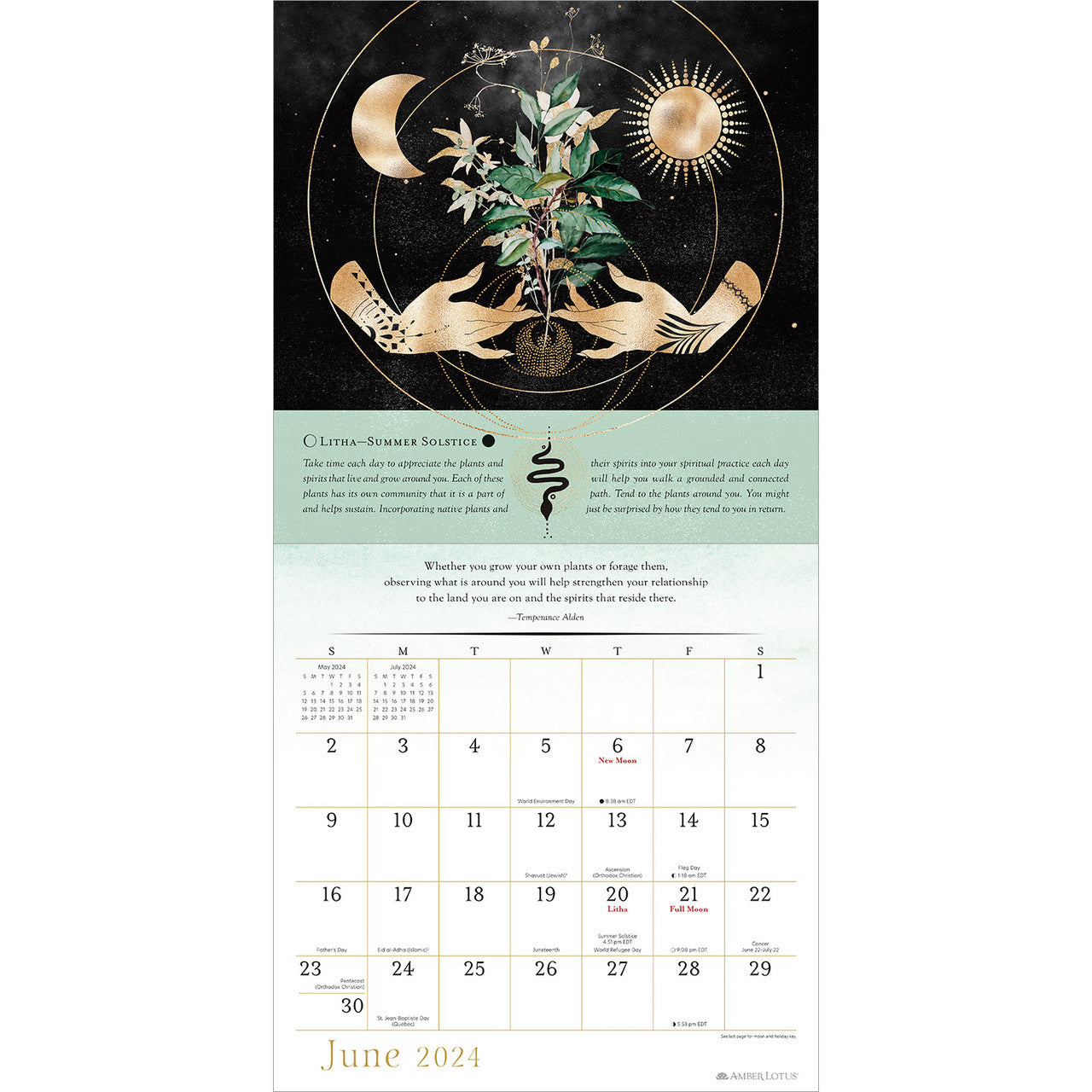 2024 Year Of The Witch - Square Wall Calendar  SOLD OUT