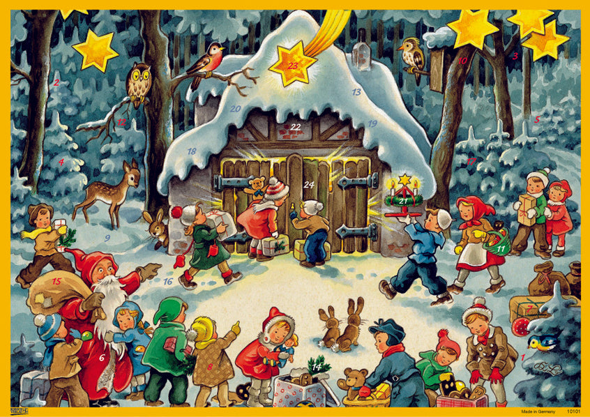 Children & Stalls - Poster Advent Calendar