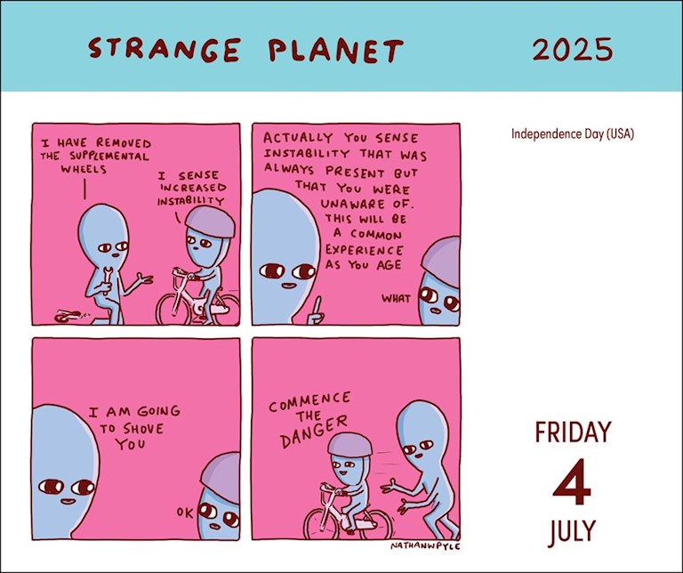 2025 Strange Planet - Daily Boxed Page-A-Day Calendar