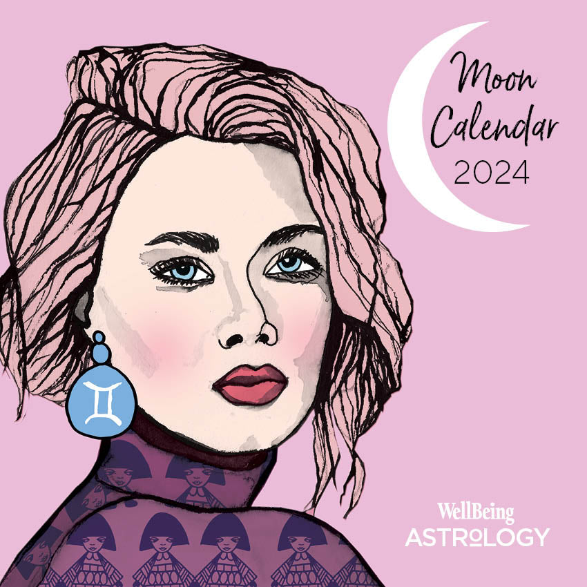 2024 Wellbeing Astrology - Square Wall Calendar