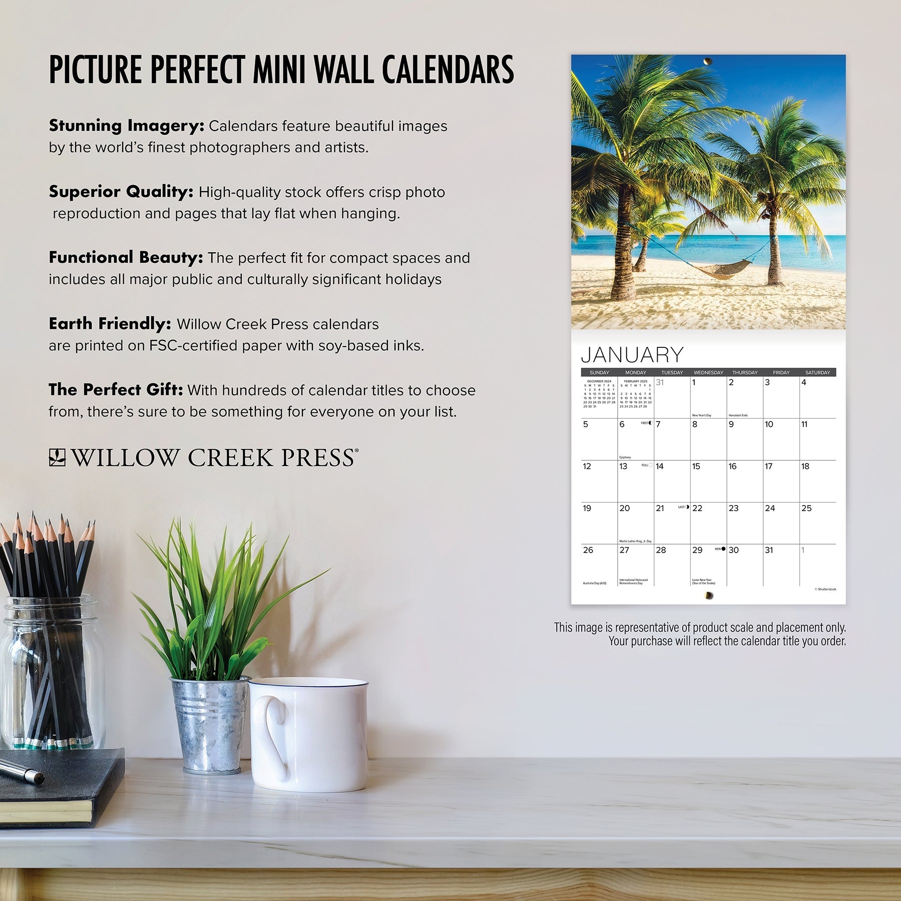 2025 Jeep - Mini Wall Calendar (US Only)