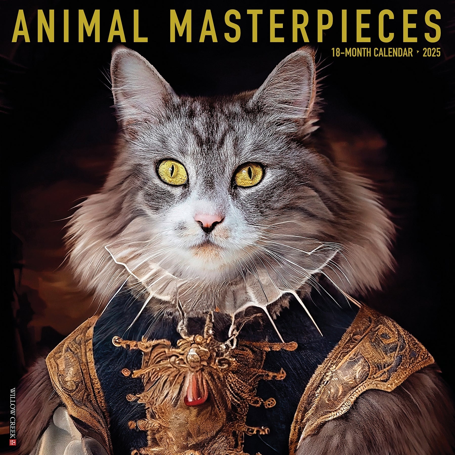 2025 Animal Masterpieces - Square Wall Calendar (US Only)