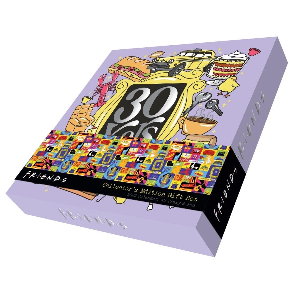 2025 Friends - Calendar & Diary Gift Box Set