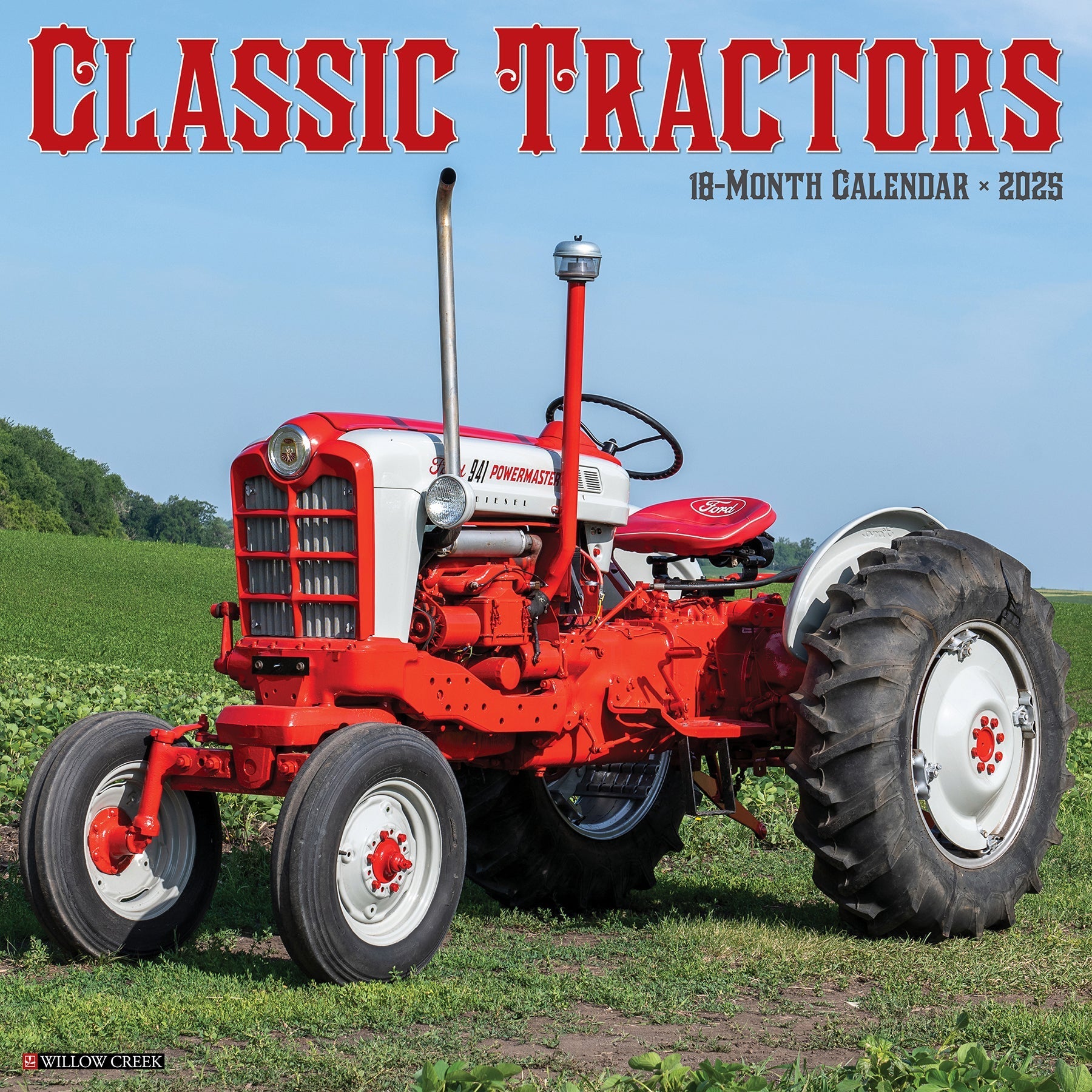 2025 Classic Tractors - Square Wall Calendar (US Only)