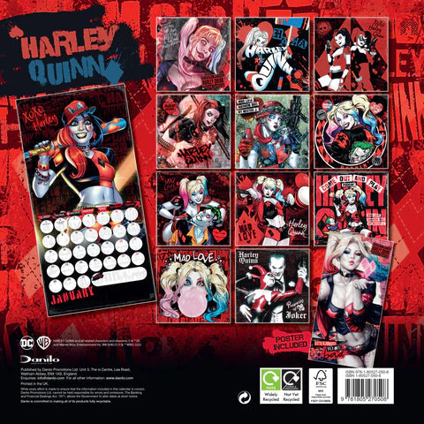 2024 Harley Quinn - Square Wall Calendar  SOLD OUT