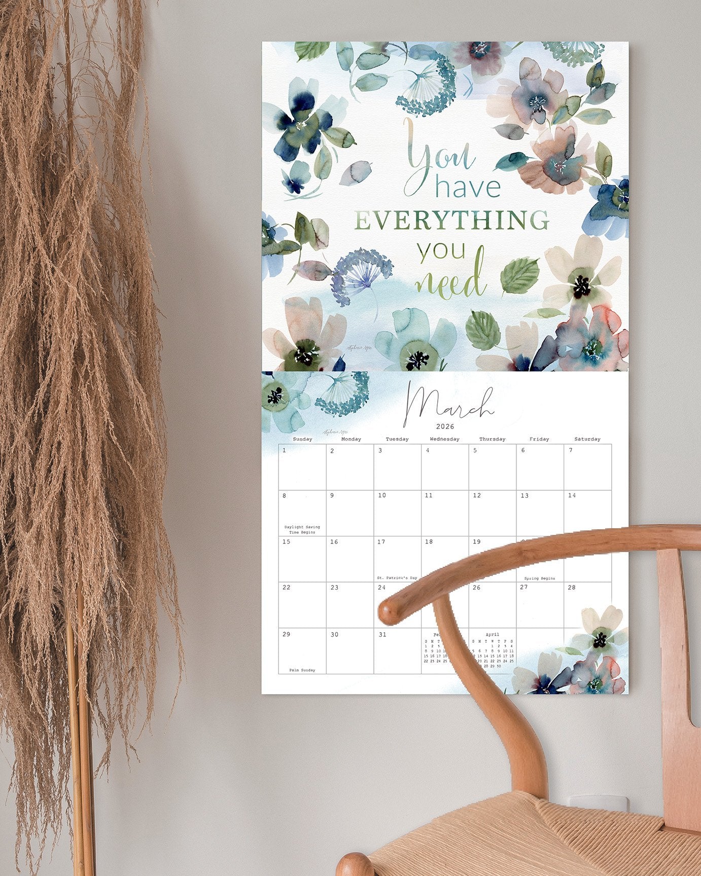 2026 Legacy Gratitude - Deluxe Wall Calendar
