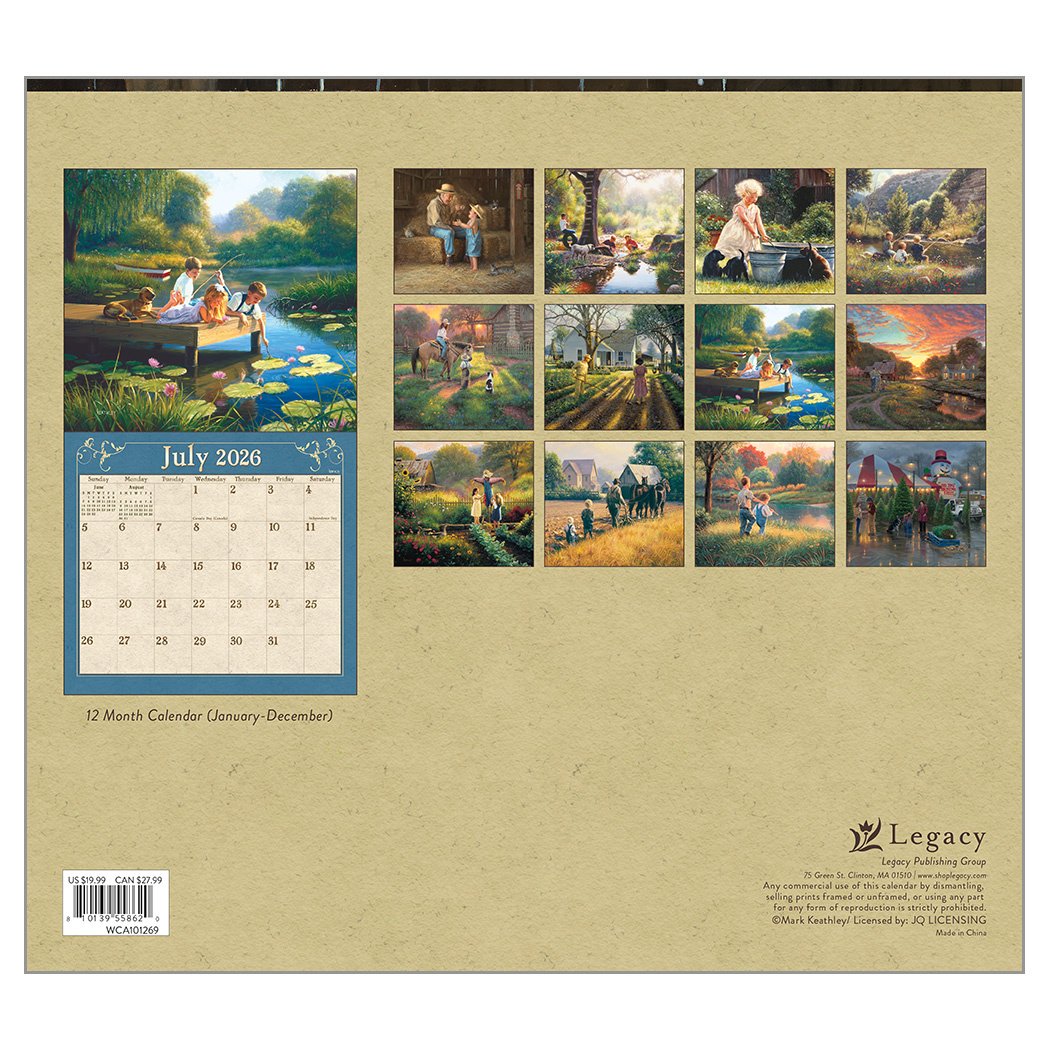 2026 Legacy Hometown - Deluxe Wall Calendar