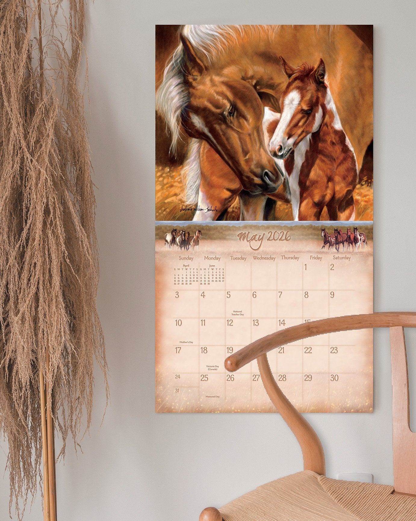 2026 Legacy Horses - Deluxe Wall Calendar
