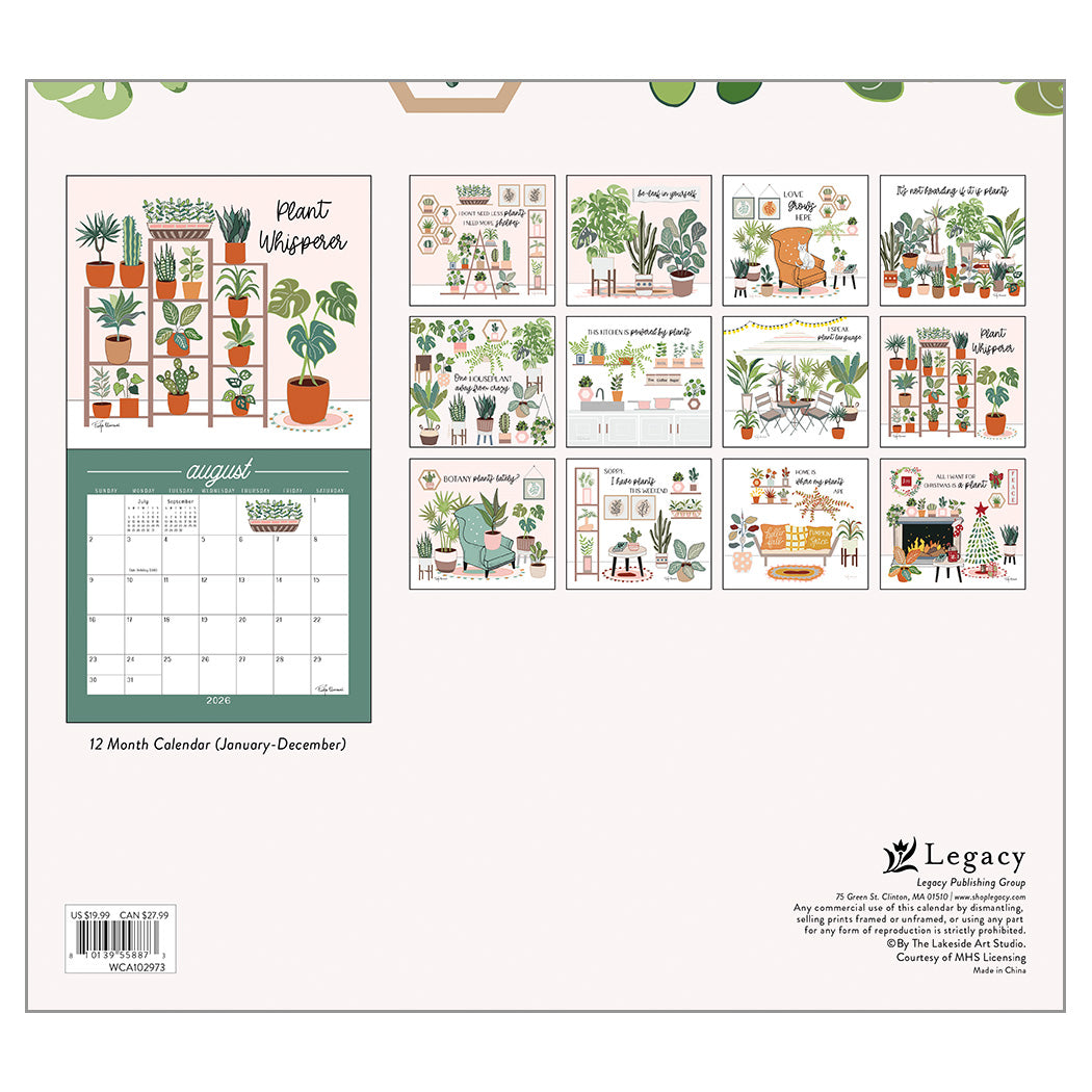 2026 Legacy Plant Lady - Deluxe Wall Calendar