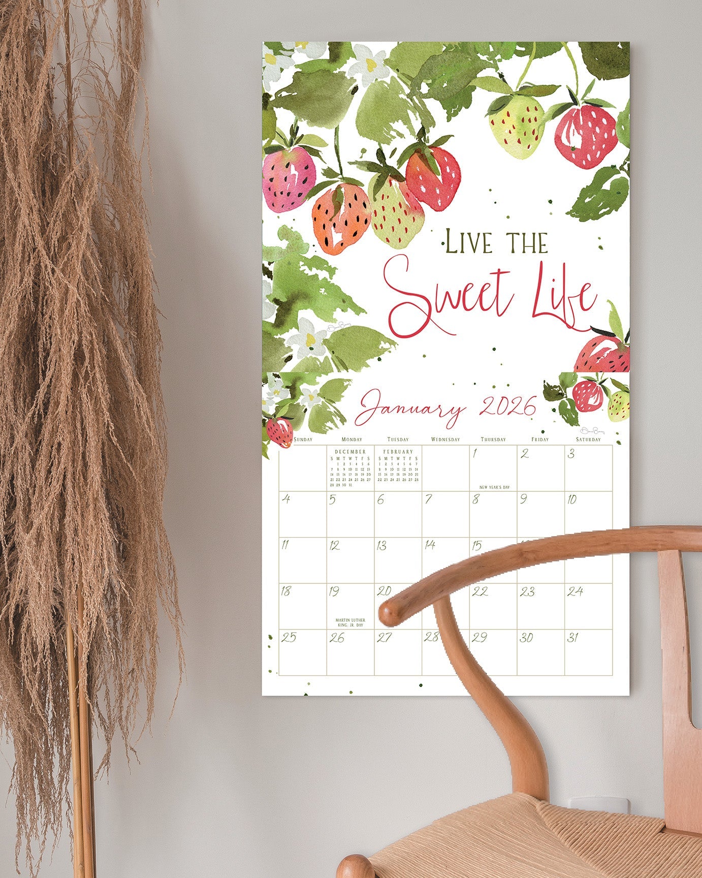 2026 Legacy The Sweet Life - Deluxe Wall Calendar