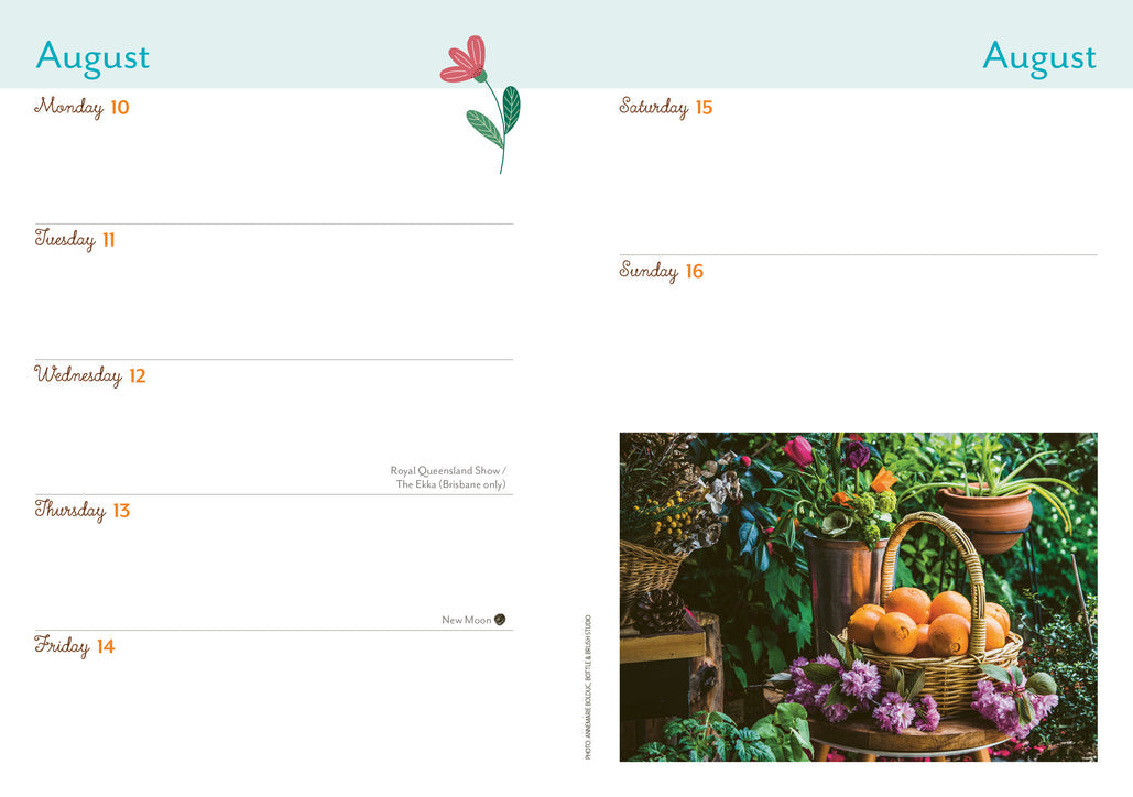 2026 ABC Organic Gardener - Weekly Diary/Planner