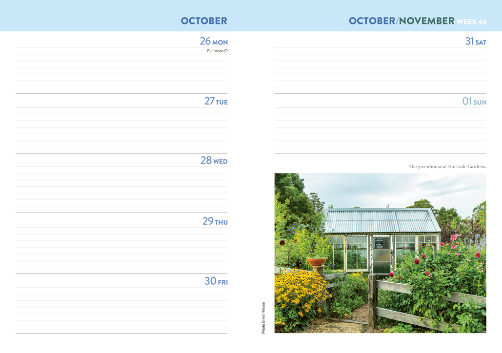 2026 ABC Gardening Australia - Weekly Diary/Planner