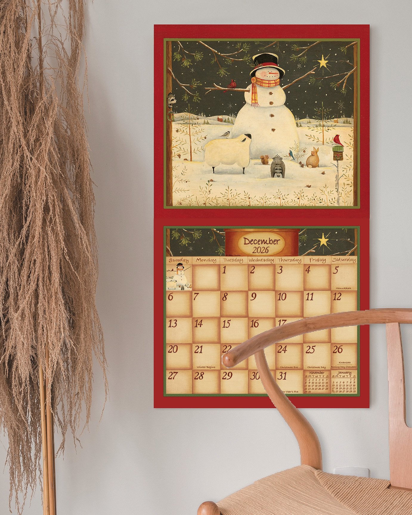 2026 Legacy Simply Shaker - Deluxe Wall Calendar