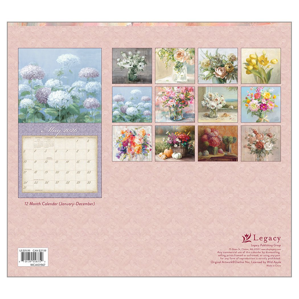 2026 Legacy Tranquility - Deluxe Wall Calendar