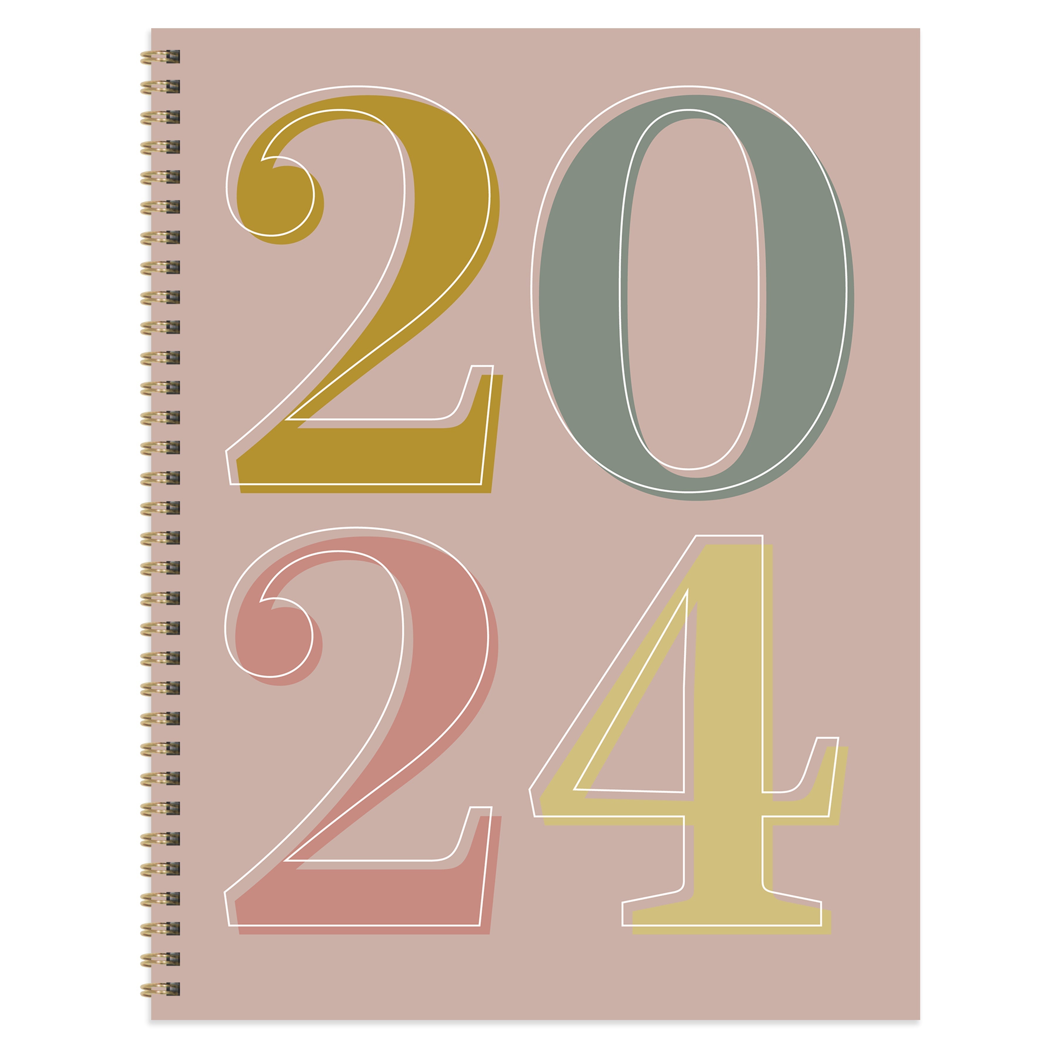 2024 New Year - Large Weekly, Monthly Diary/Planner US